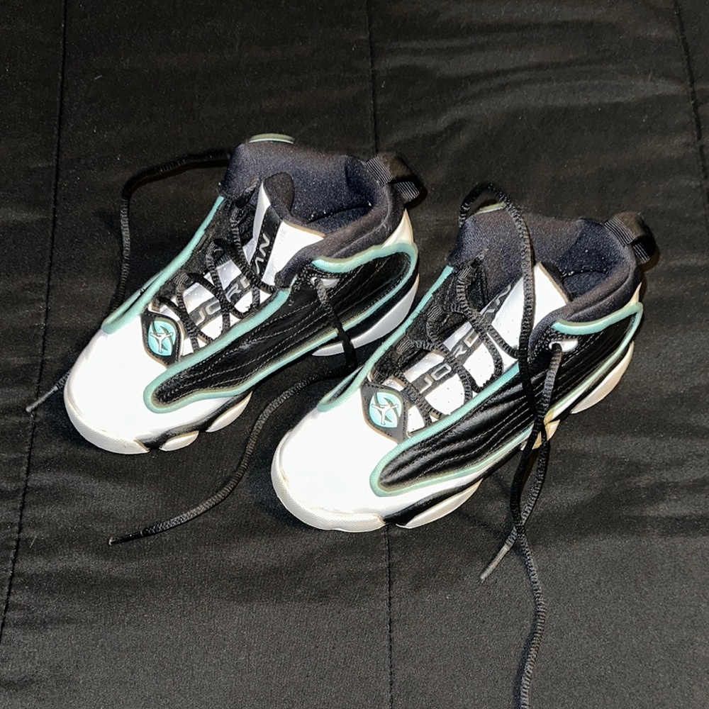 Jordan Black,White and Teal